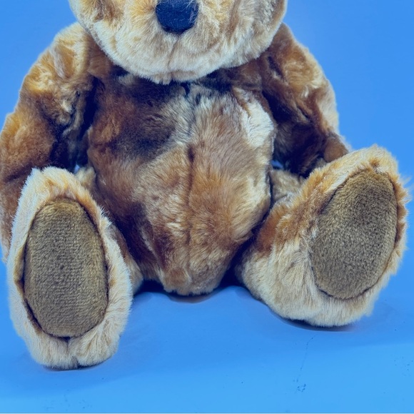 🧸 2/$18 | Vintage Velvete by Greek 12" Jointed Teddy Bear Stuffed Animal Plush - Picture 13 of 13